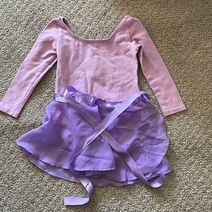 ♥️baby girl toddler leotard onesie with a skirt ballet bodysuit